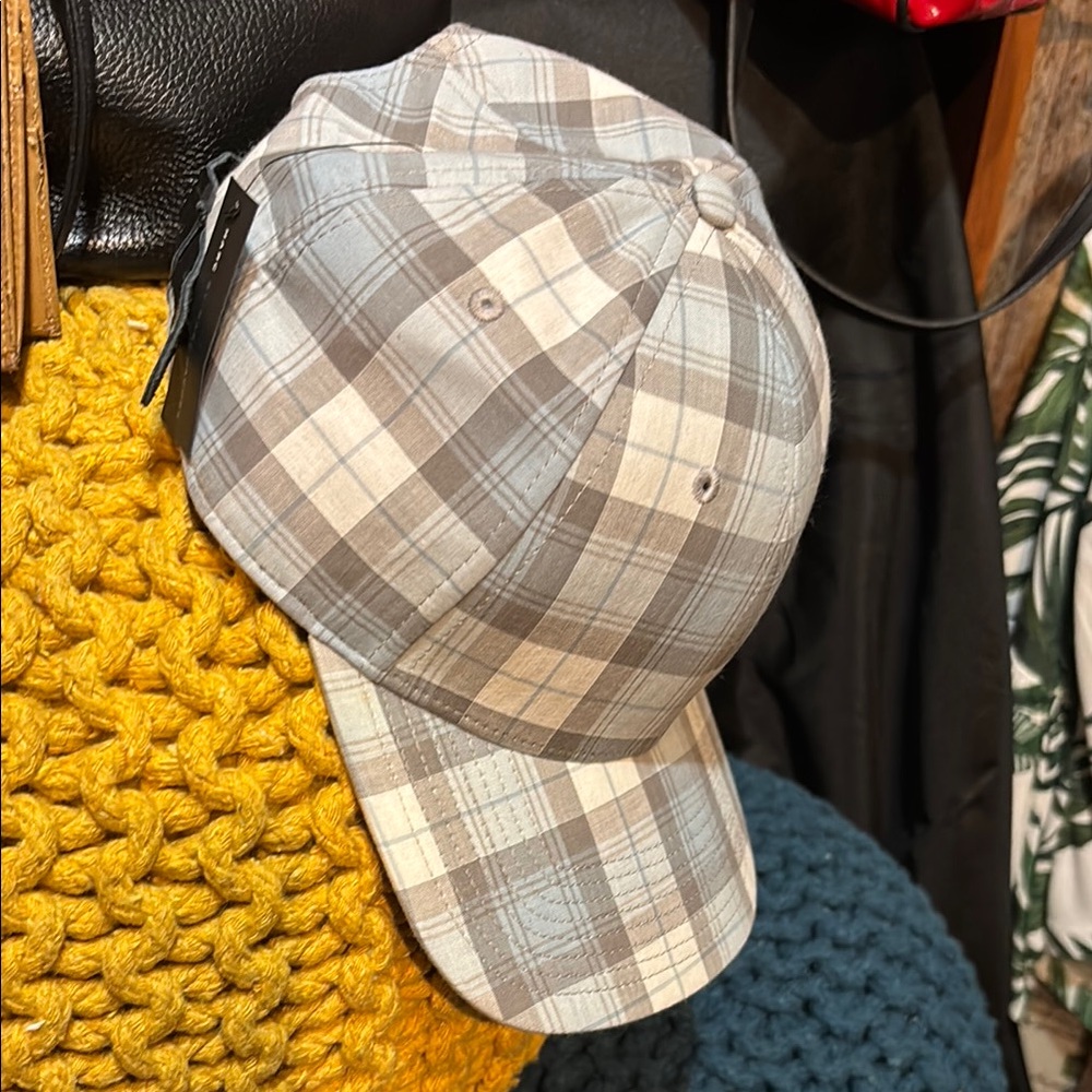 Marc Jacobs Plaid Baseball Cap